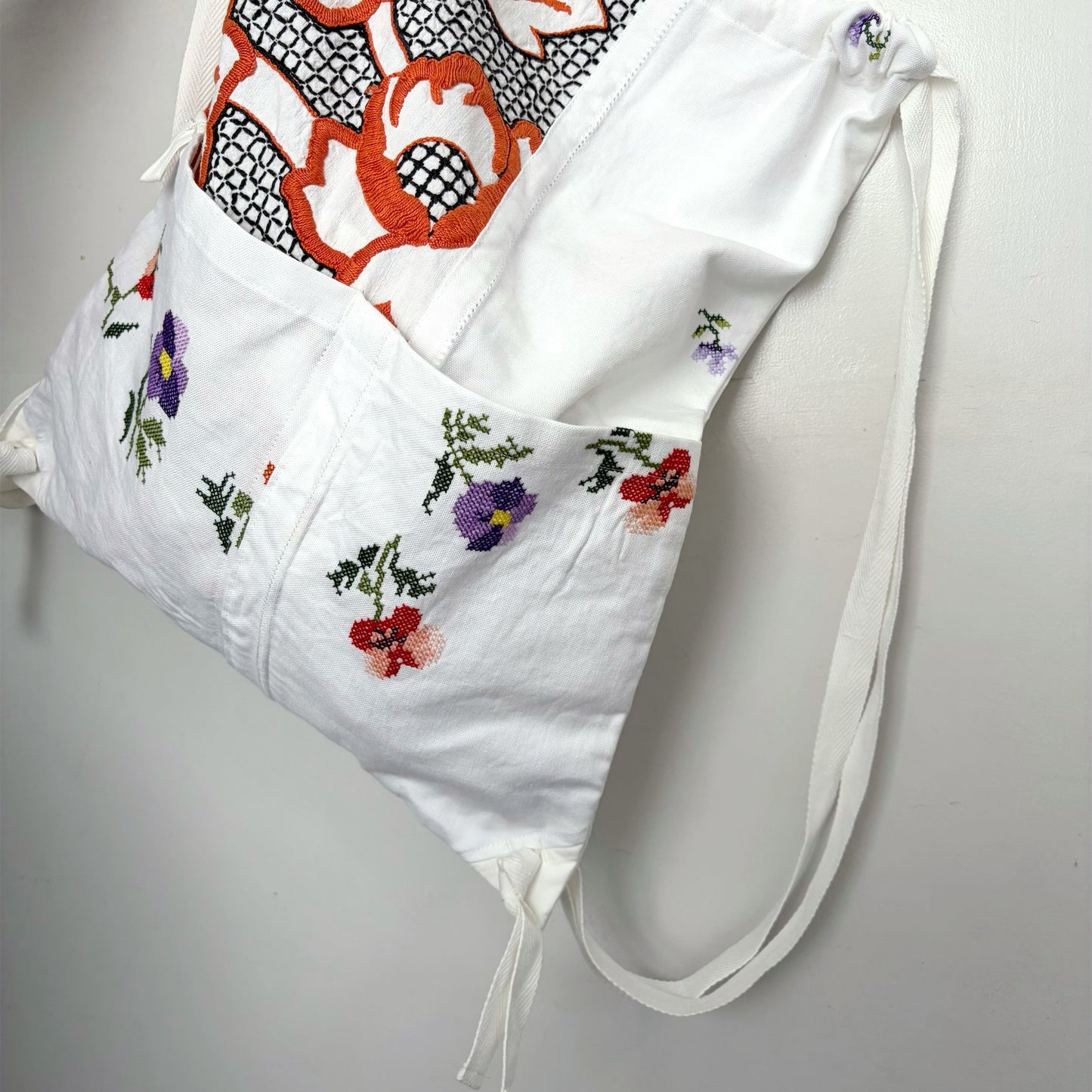 TABLECLOTH drawstring backpack / テーブルクロスバックパック