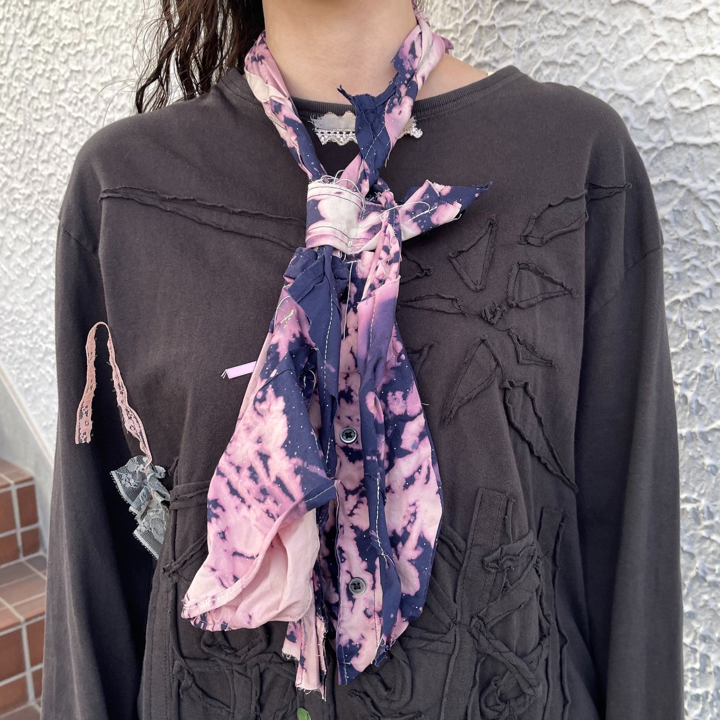 【TONII MONDO】-abstract muffler / アブストラクトマフラー