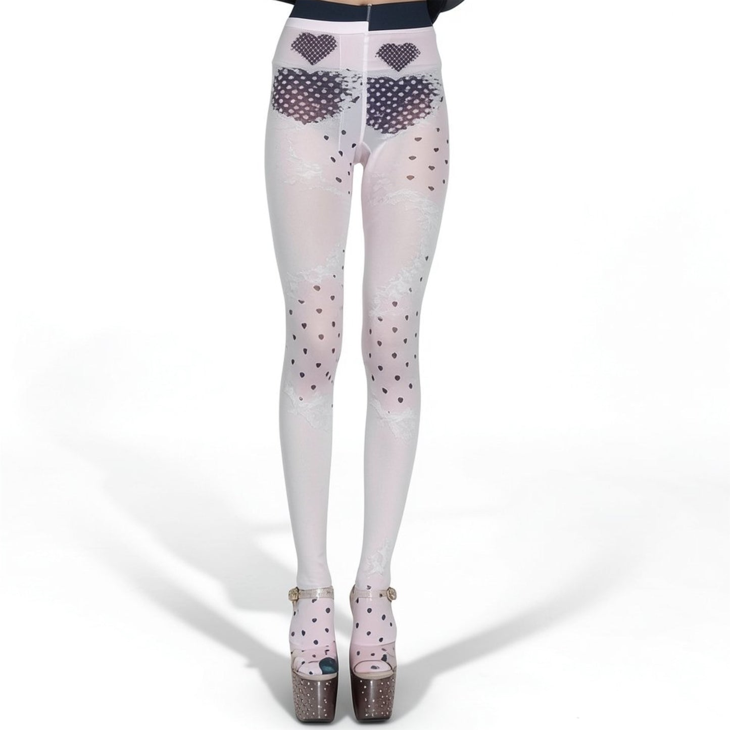 Love Tights / Pink / グラフィックタイツ