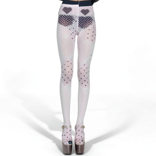 Love Tights / Pink / グラフィックタイツ
