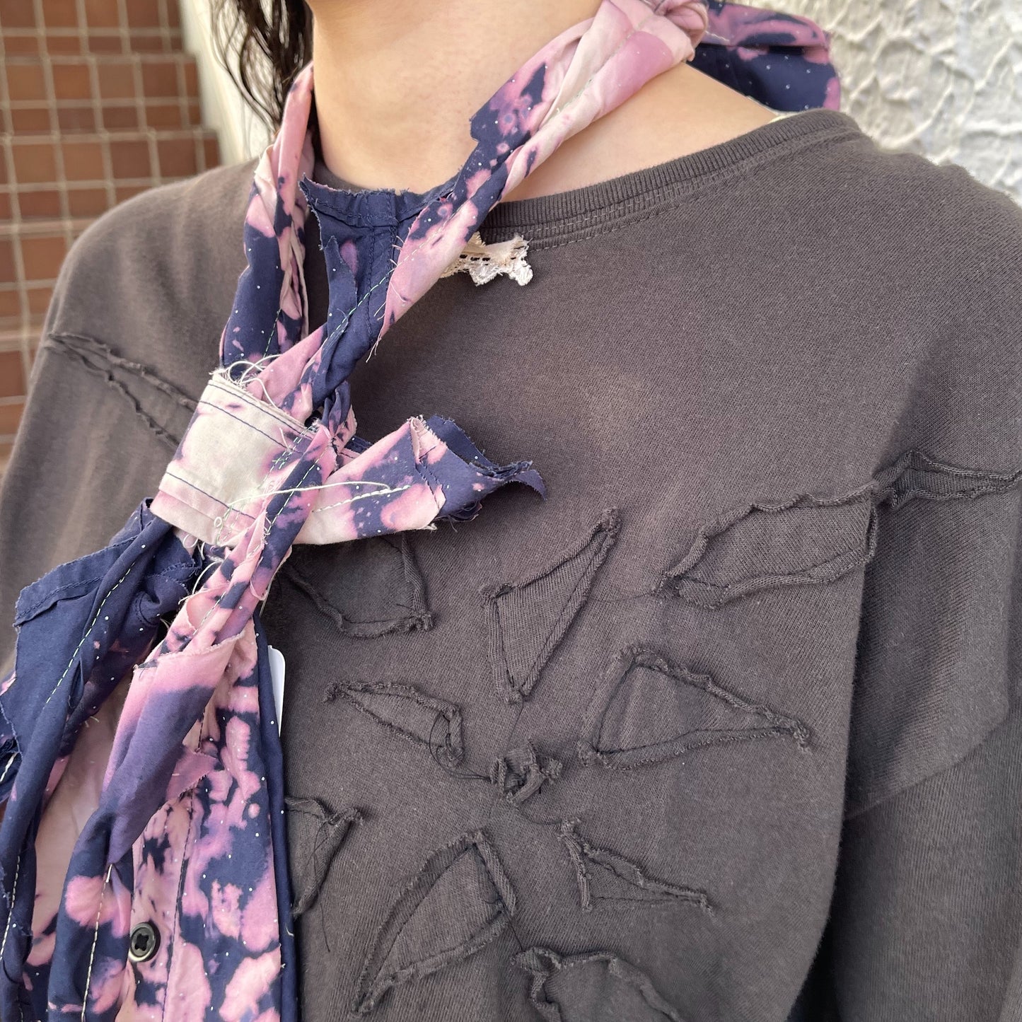 【TONII MONDO】-abstract muffler / アブストラクトマフラー