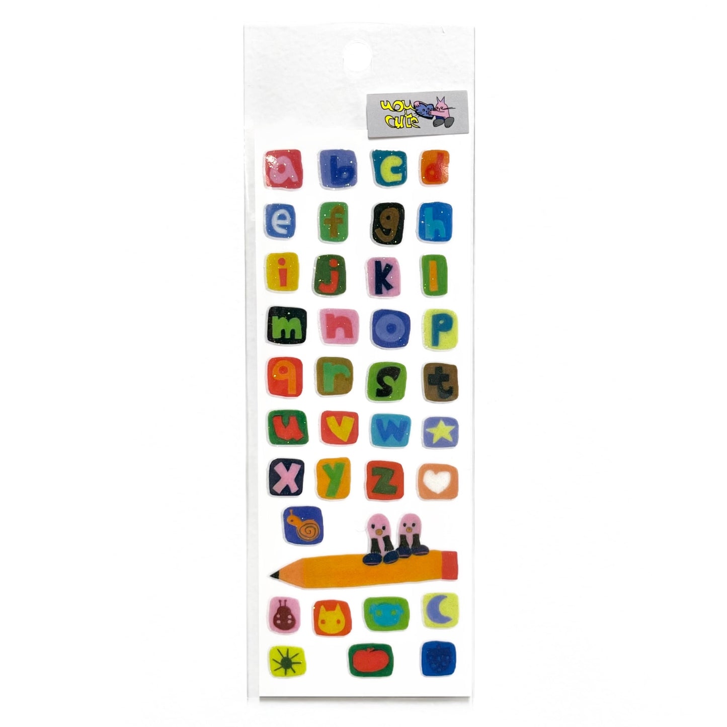 【uou_cute】Sticker-letters / ステッカー