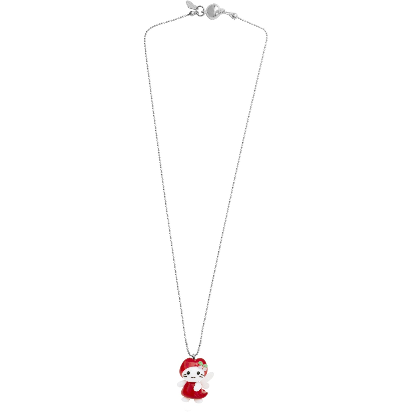 [X YOUNGART] Glass CHERRY PET Necklace / チェリーペットのガラスネックレス