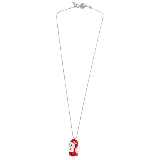 [X YOUNGART] Glass CHERRY PET Necklace / チェリーペットのガラスネックレス