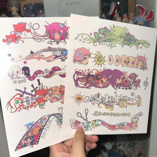 【oliwa】Cosmic Egg tattoo sticker set / ステッカー
