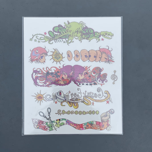 【oliwa】Cosmic Egg tattoo sticker set / ステッカー