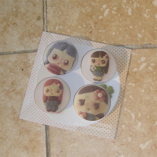 【milkytrinh】cookie pin set / バッジセット