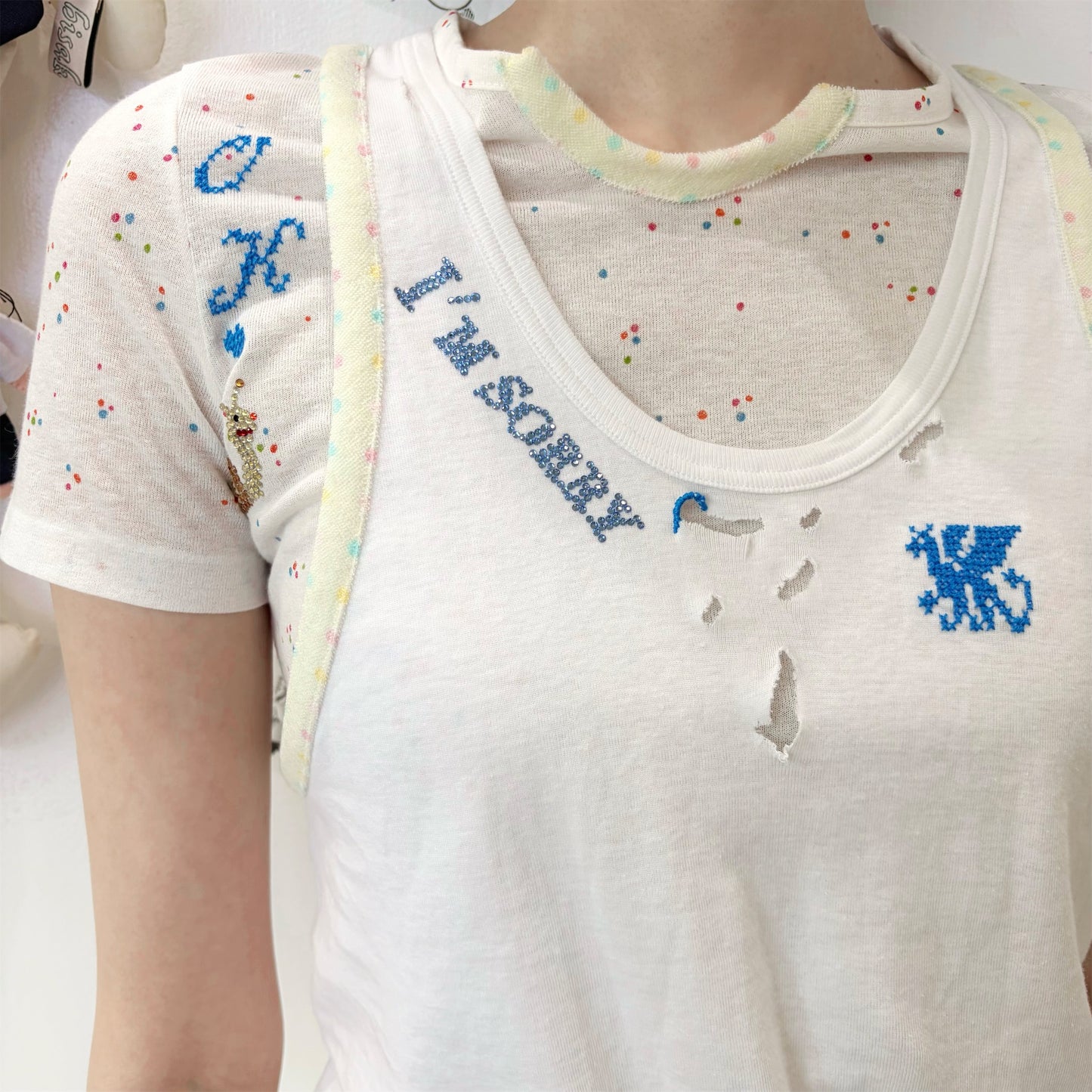I’m sorry.仲直り♪ / White / レイヤードTシャツ