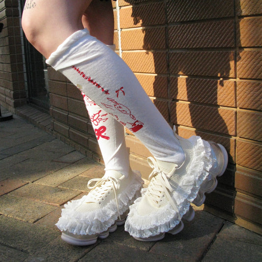 【SHEEP limited】NEW JEWELRY LACE / BEIGE / MIKIOSAKABEスニーカー