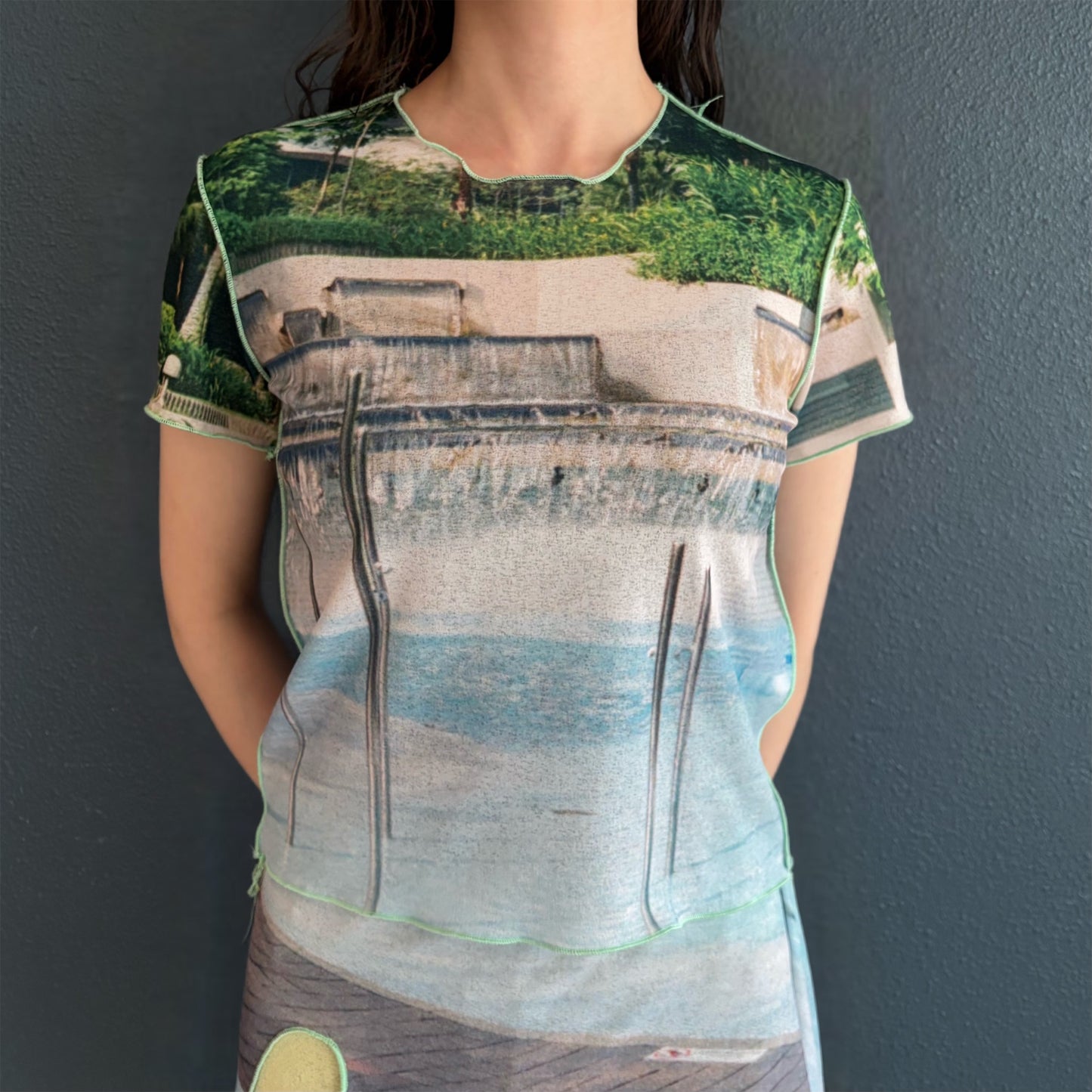 print top / pool / プリントトップ
