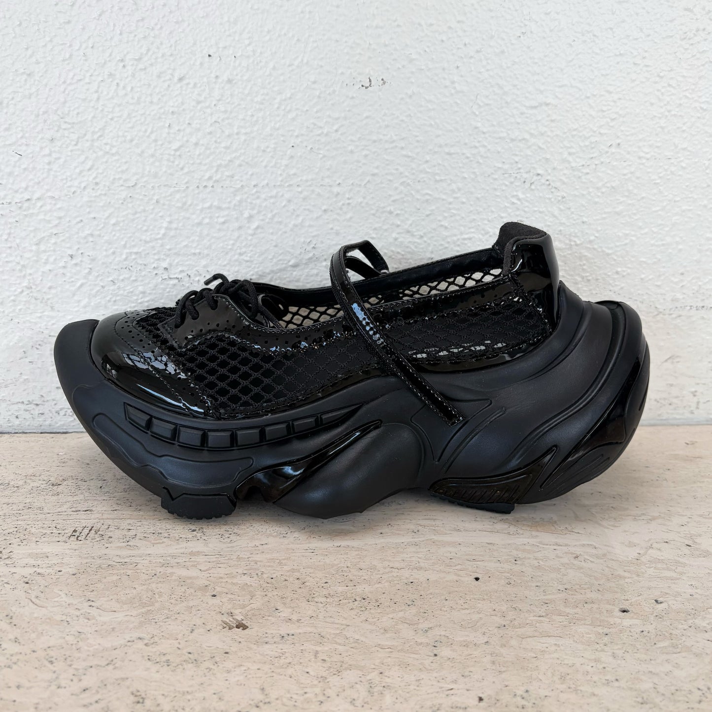 【MIKIOSAKABE】Apollo Neo Mary / BLACK mesh / メリージェーンシューズ