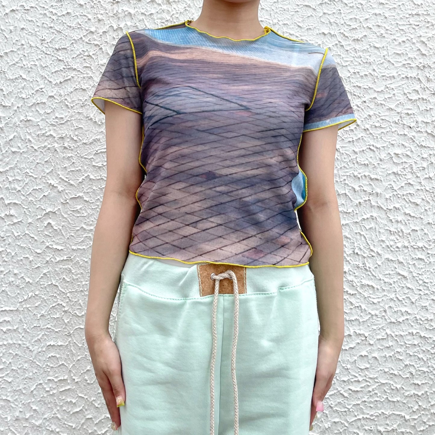 print top / pool / プリントトップ