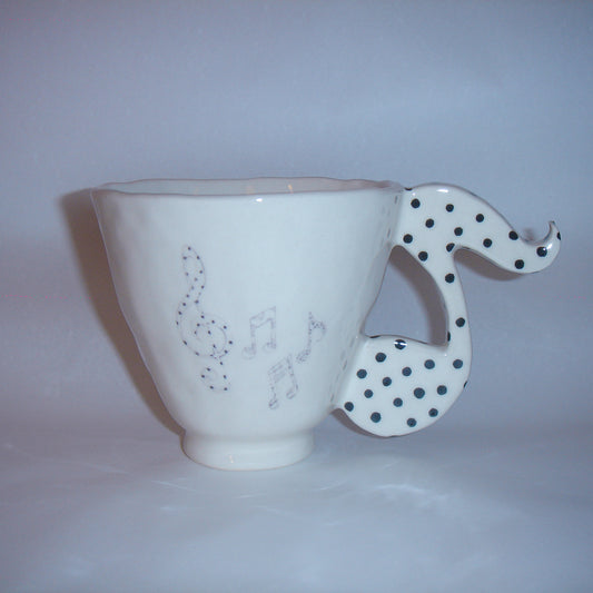 Melody mug / black / メロディマグ