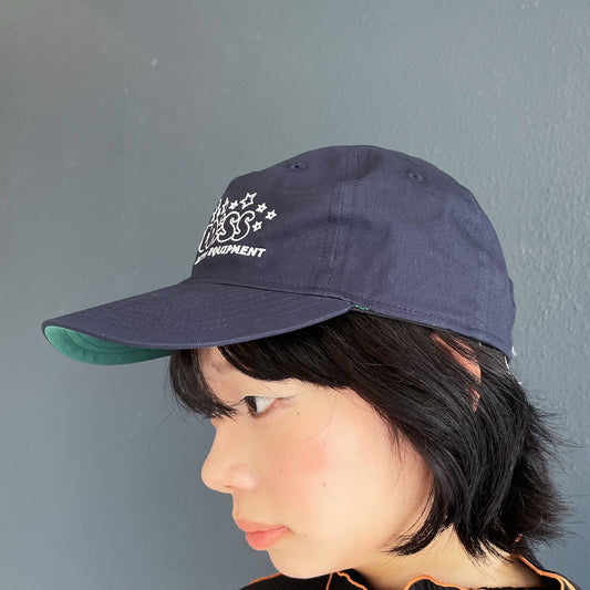 EMBROIDERY 2TONE CAP / NAVY / 刺繍2トーンキャップ