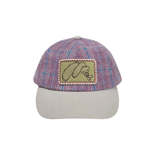 TEJI BUNNY EMBLEM CAP / PURPLE / コラボレーショングラフィック刺繍キャップ