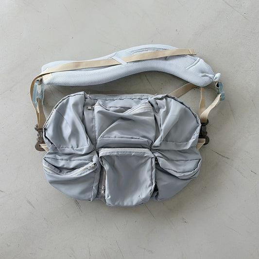 【SHEEP LIMITED】 MIKIOSAKABE 7pokets bag / Gray×Beige×Black / ショルダーバッグ
