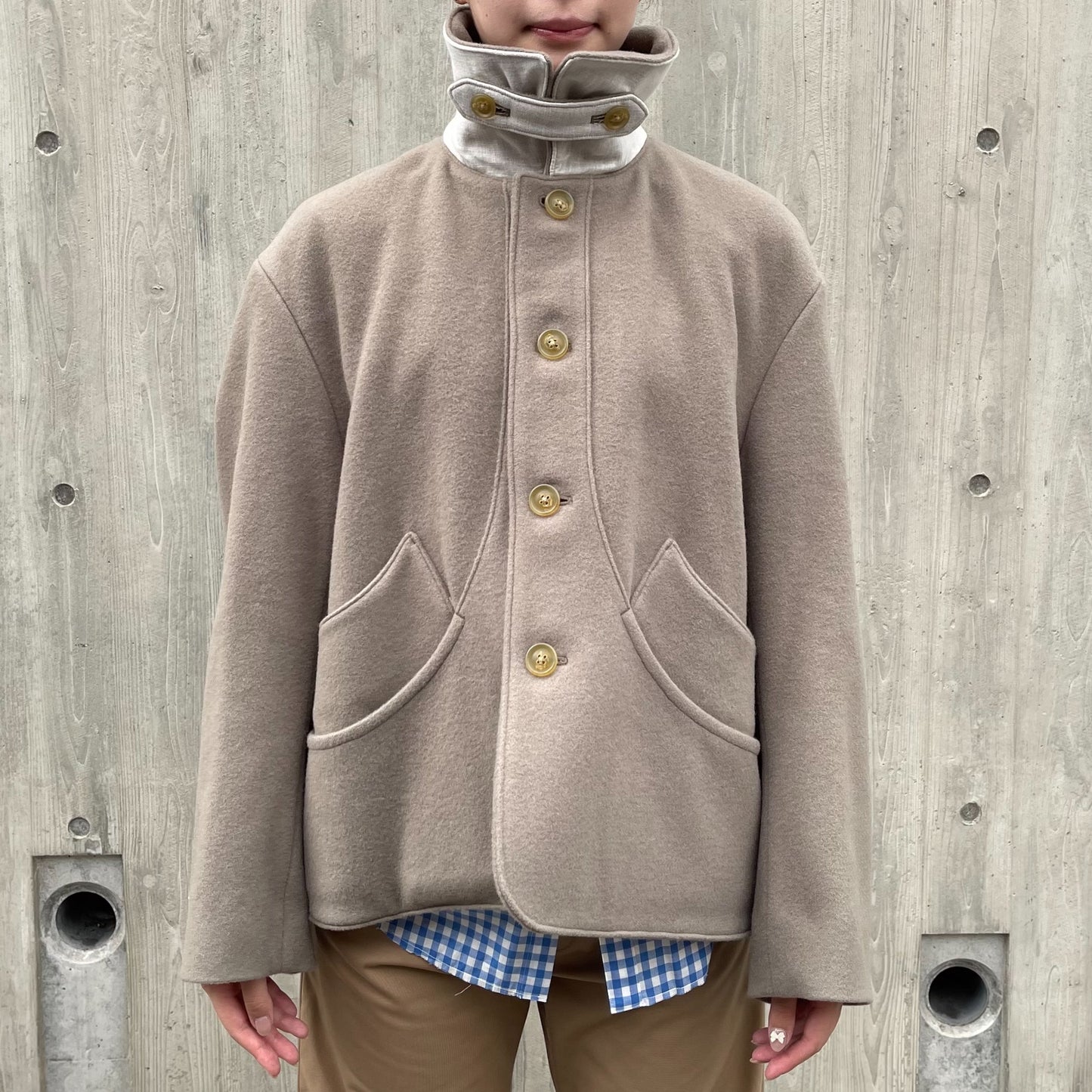 Double Patch Pocket Jacket / Mocha / ダブルパッチポケットジャケット