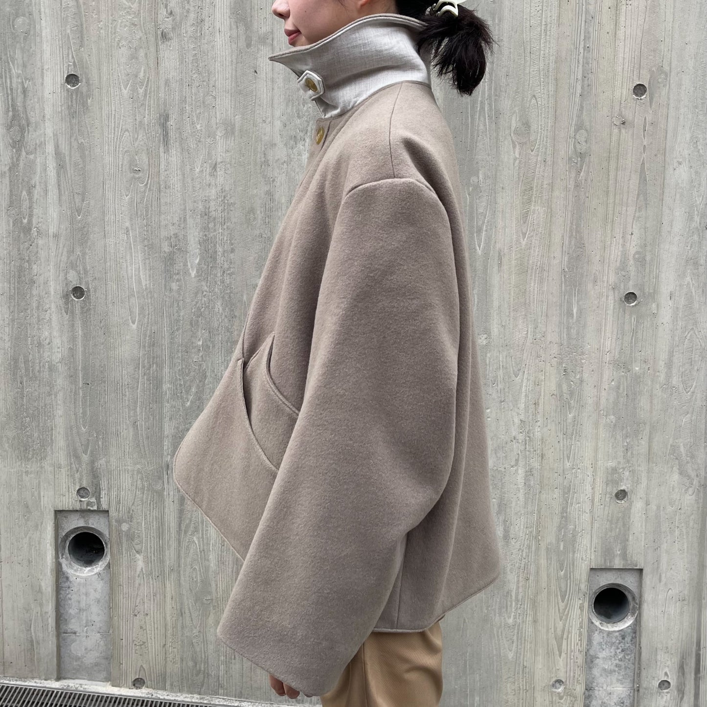 Double Patch Pocket Jacket / Mocha / ダブルパッチポケットジャケット