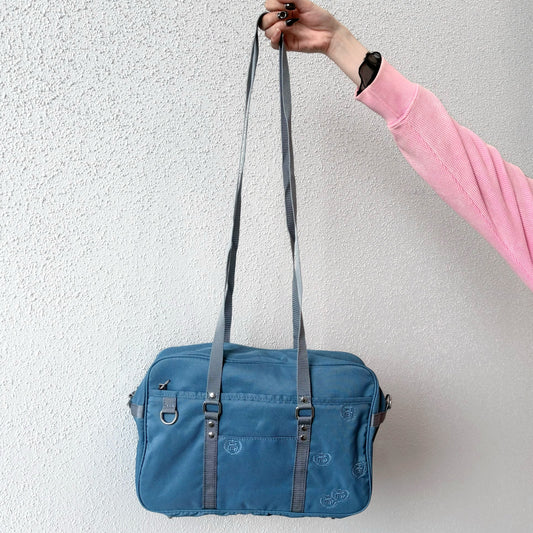 ABANDONED SCHOOL BAG / NYLON BLUE / ショルダースクールバッグ