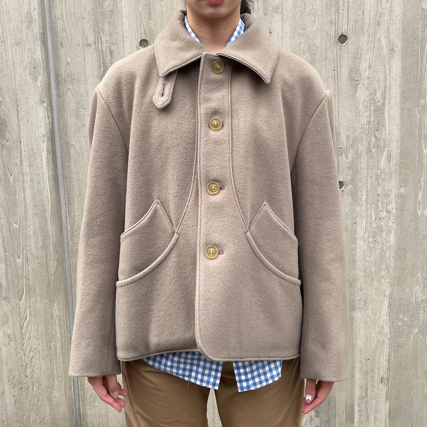 Double Patch Pocket Jacket / Mocha / ダブルパッチポケットジャケット