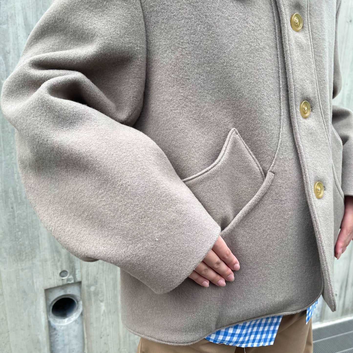 Double Patch Pocket Jacket / Mocha / ダブルパッチポケットジャケット