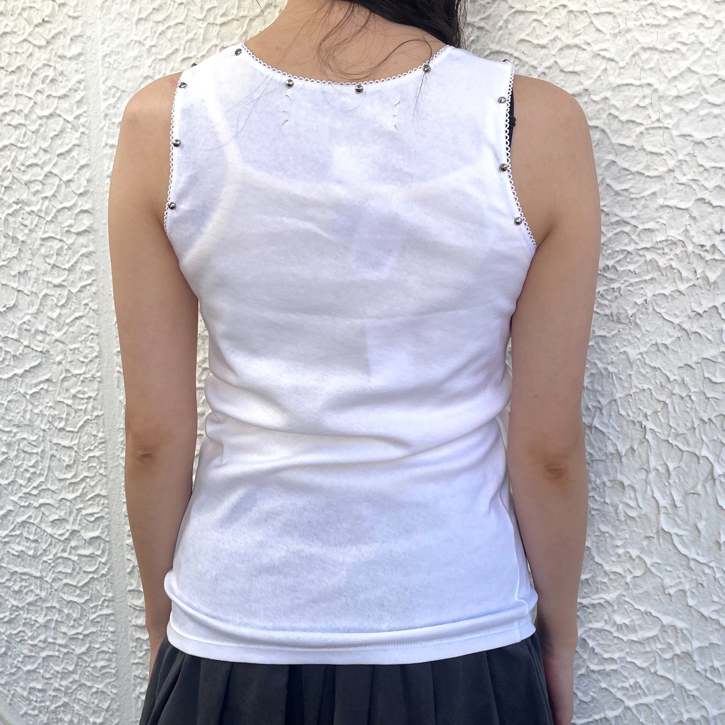 Strawberry studded tank / エアブラシTシャツ