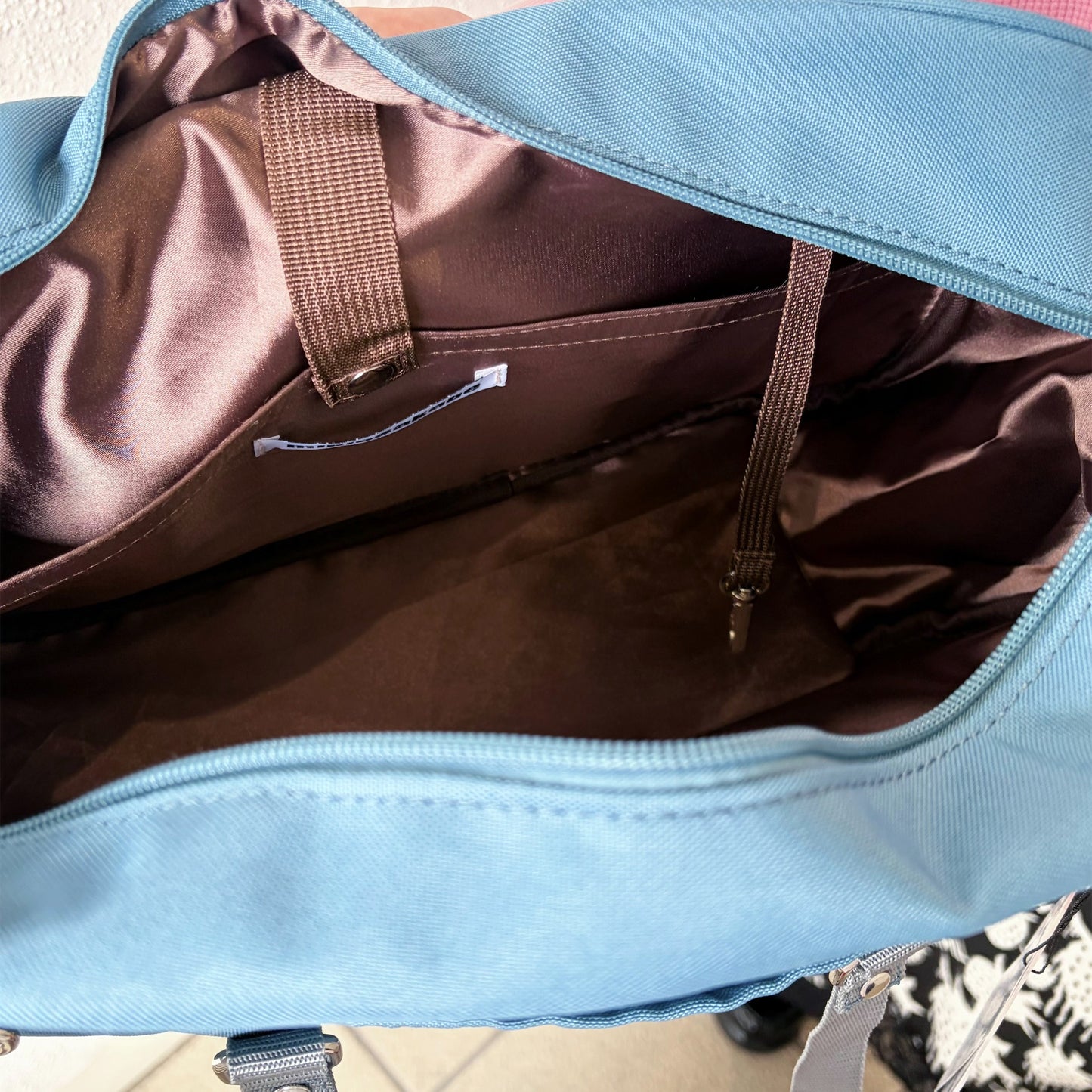 ABANDONED SCHOOL BAG / NYLON BLUE / ショルダースクールバッグ