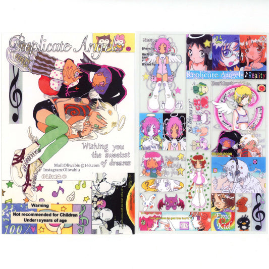 【oliwa】Replicate angel sticker / ステッカー
