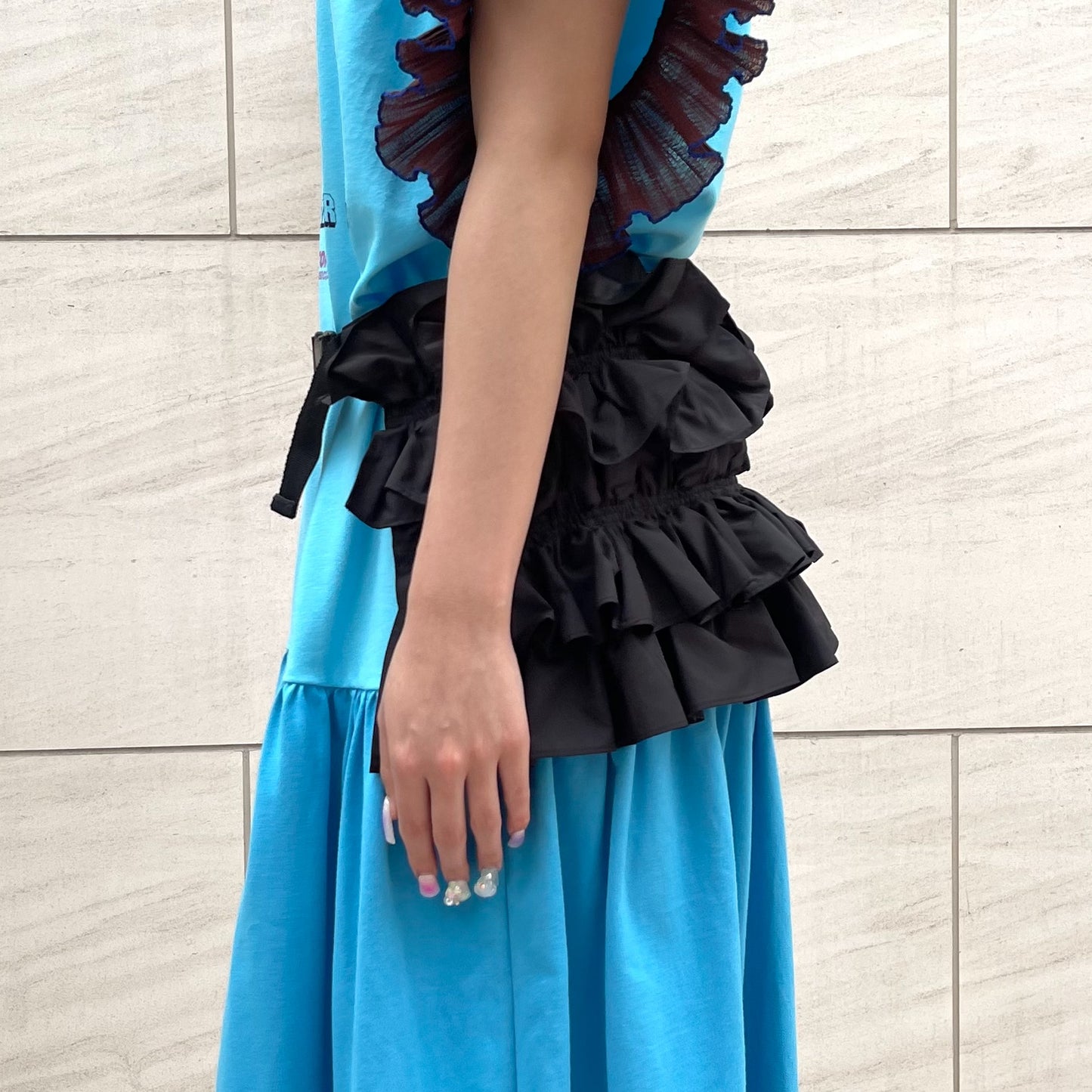 n.k atelier flower belt うさぎ付き　フリルベルト flower beads belt | Katrin TOKYO