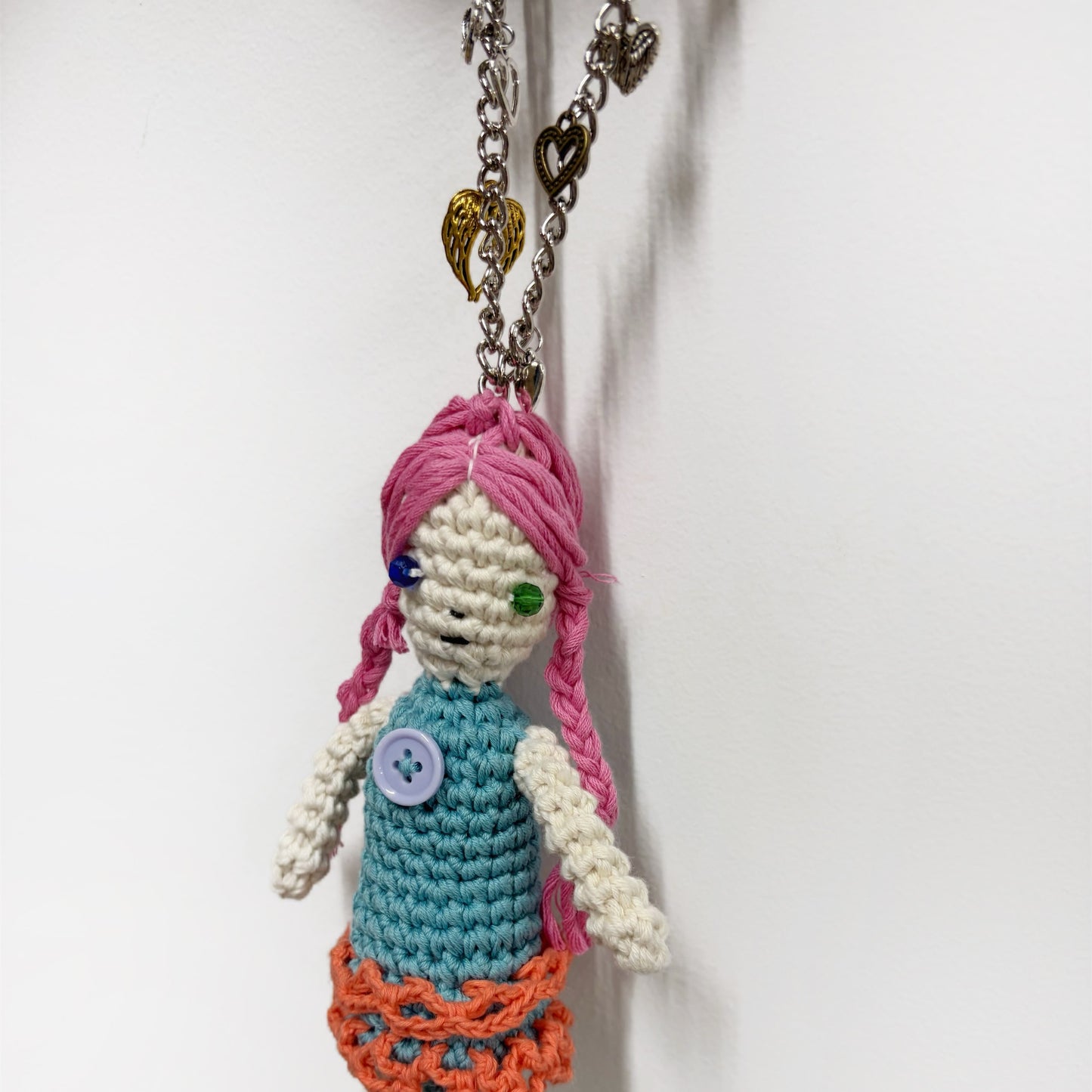 Amigurumi chain / Girl A / 編みぐるみキーチェーン