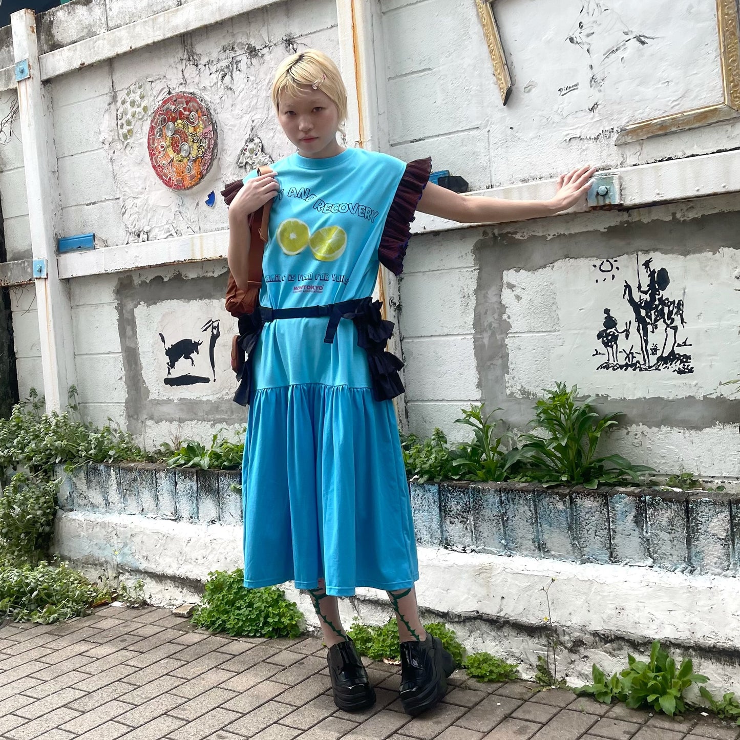 n.k atelier flower belt うさぎ付き　フリルベルト flower beads belt | Katrin TOKYO