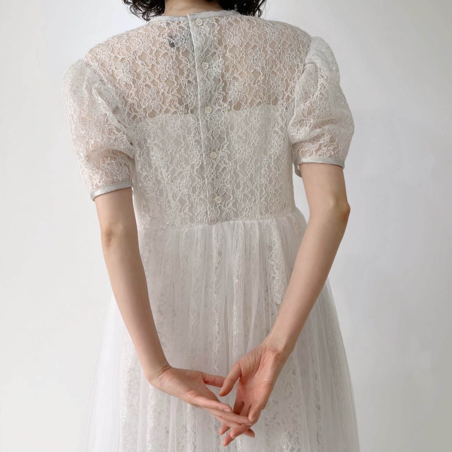 Lace dress / White / レースドレス