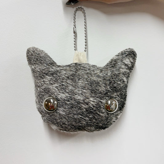 【BELDURRA】CAT KEYCHAIN LARGE / GRAY / キャットキーチェーン
