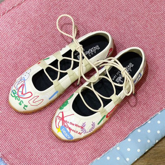 【Morio x yushokobayashiコラボレーションシューズ】Morio Turn / Natural / 24cm