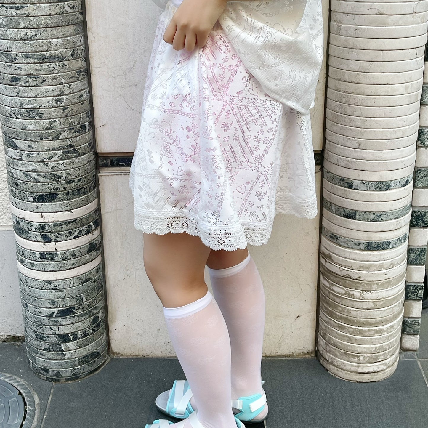 Lace skirt / White / レーススカート
