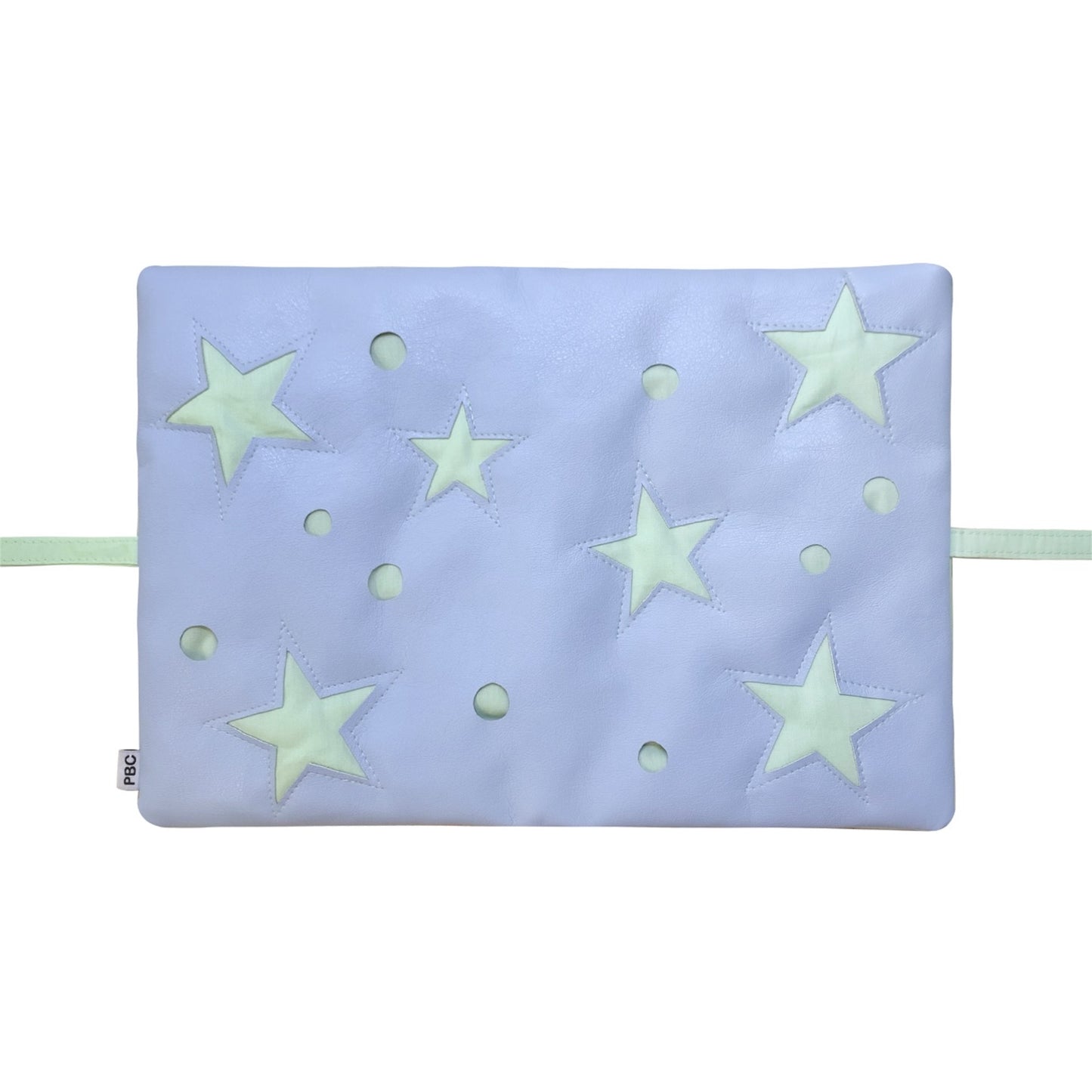 Jumping Star Book / light green×sky / ノート付きブックカバー