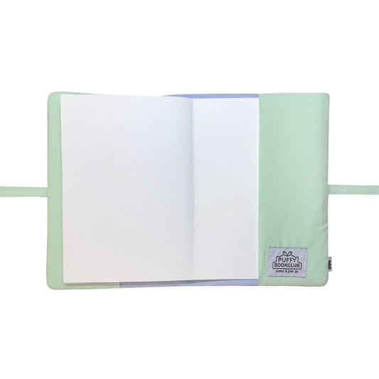 Jumping Star Book / light green×sky / ノート付きブックカバー
