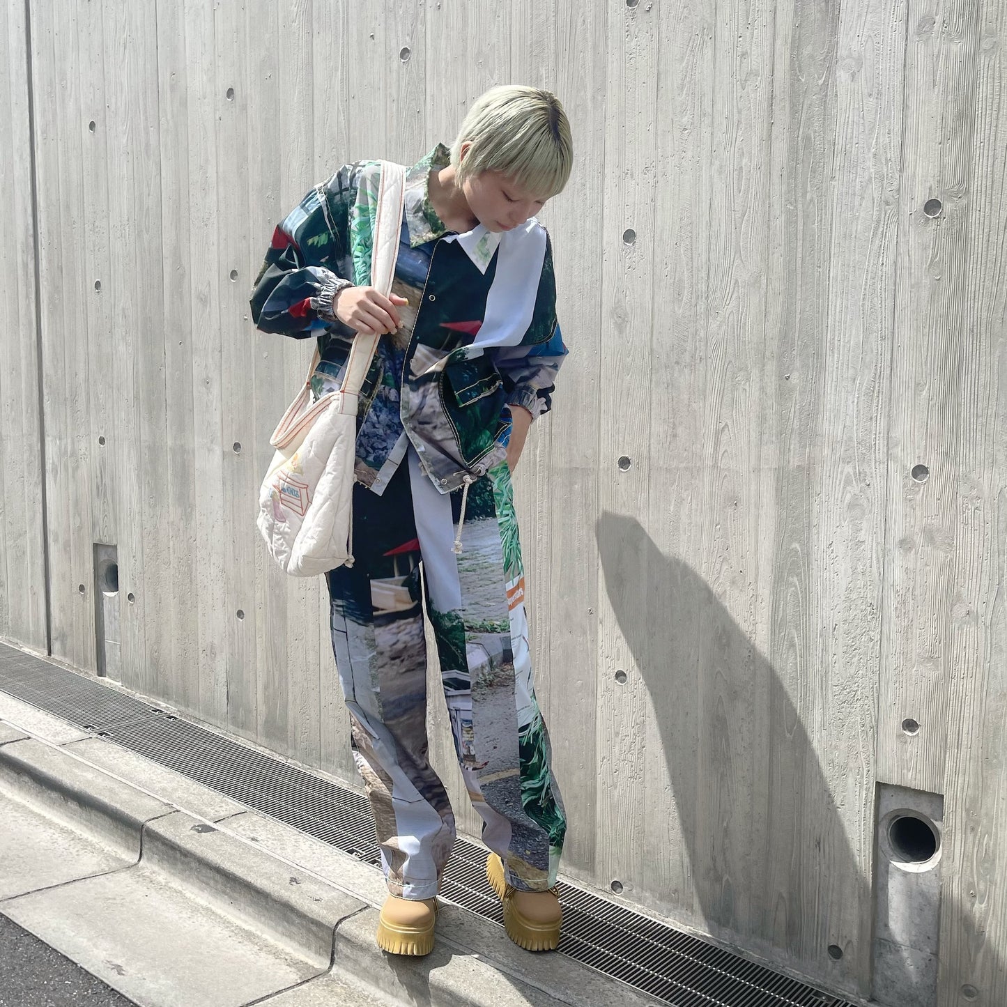 photo stripe jacket / フォトストライプジャケット