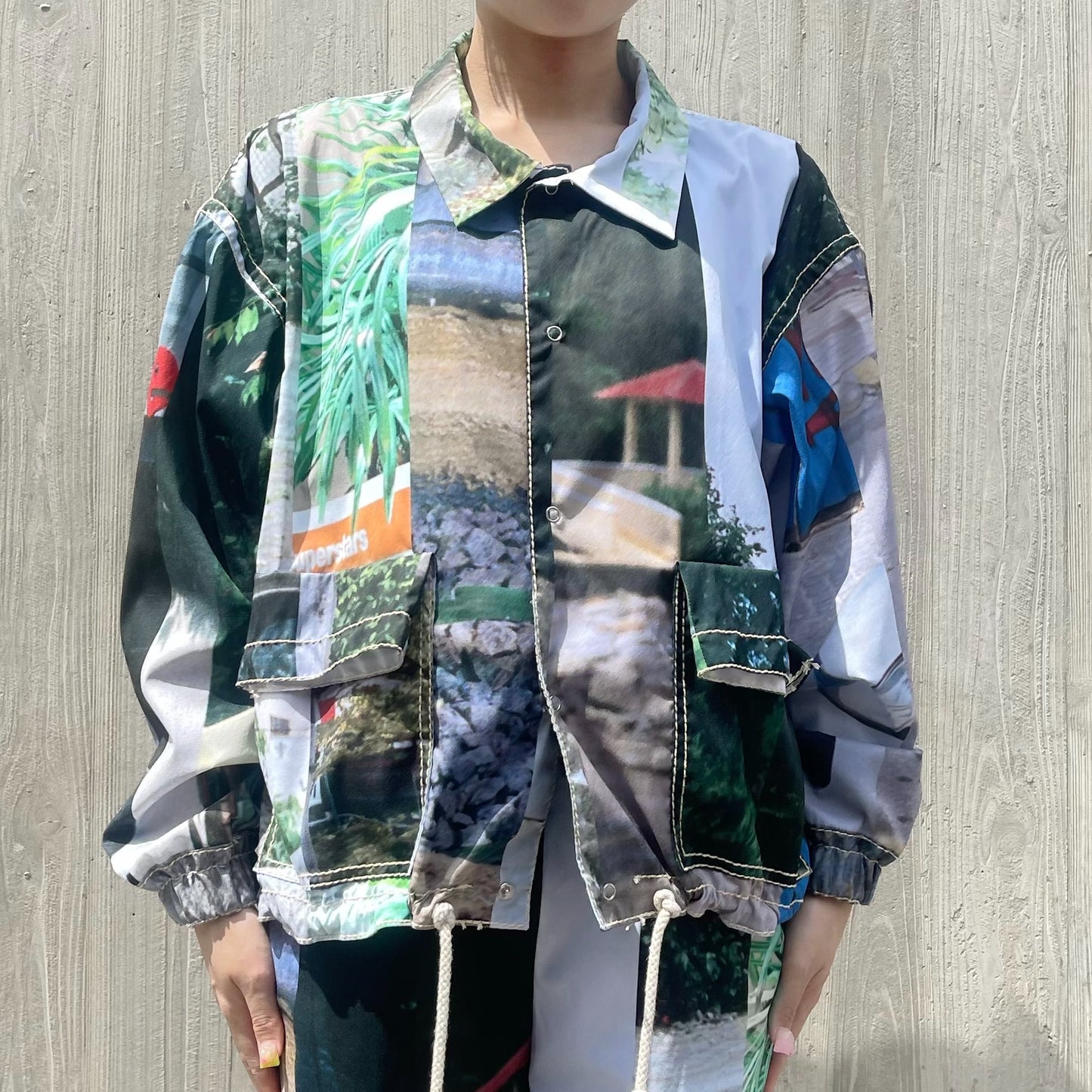 photo stripe jacket / フォトストライプジャケット