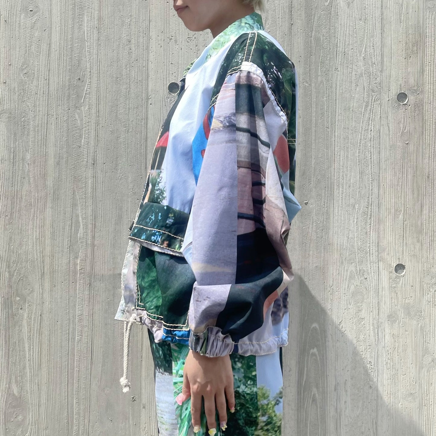 photo stripe jacket / フォトストライプジャケット