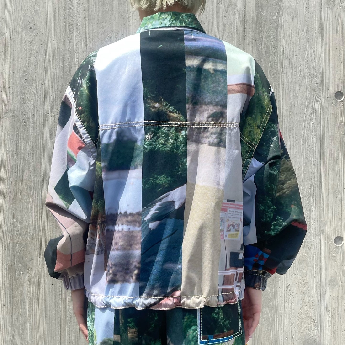 photo stripe jacket / フォトストライプジャケット