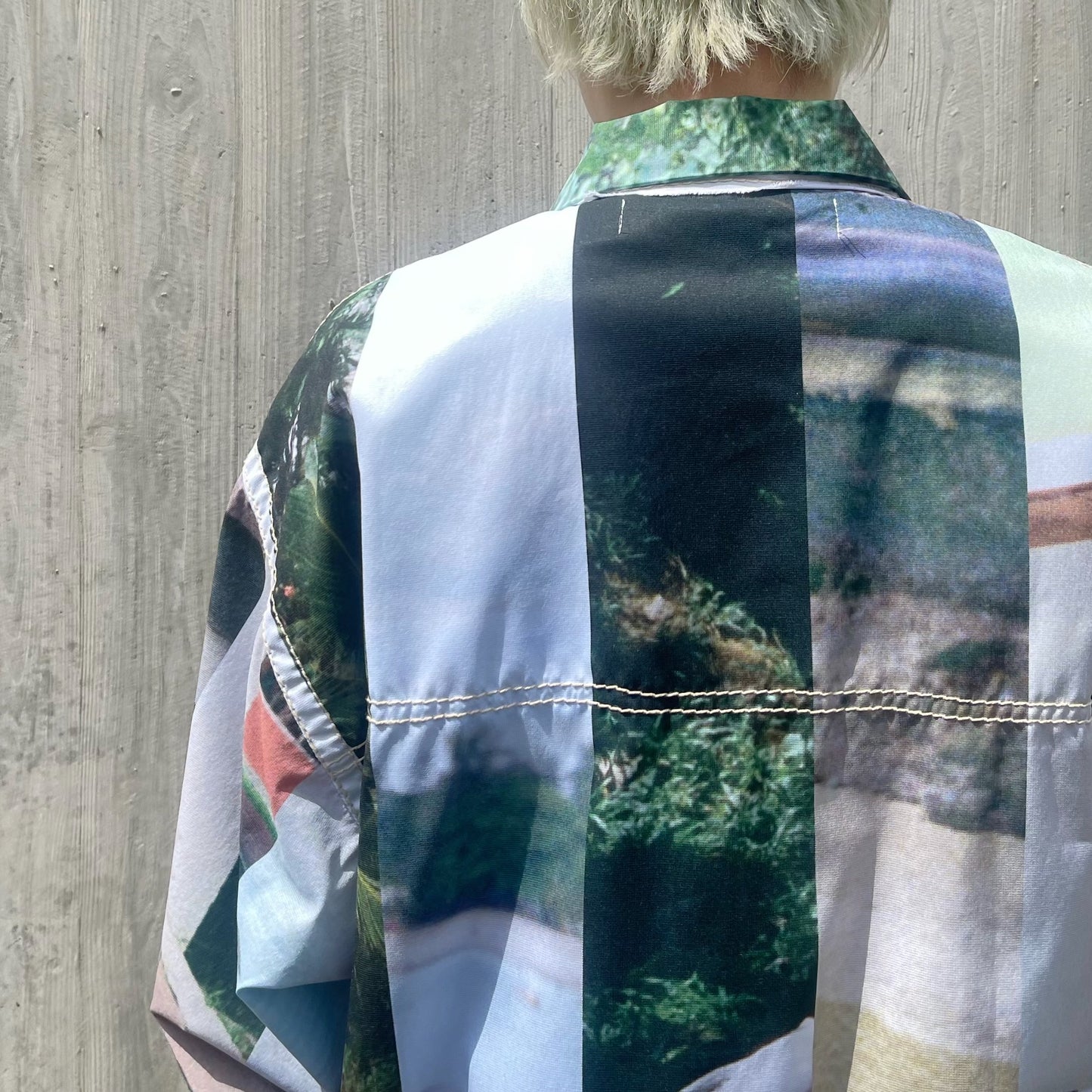 photo stripe jacket / フォトストライプジャケット