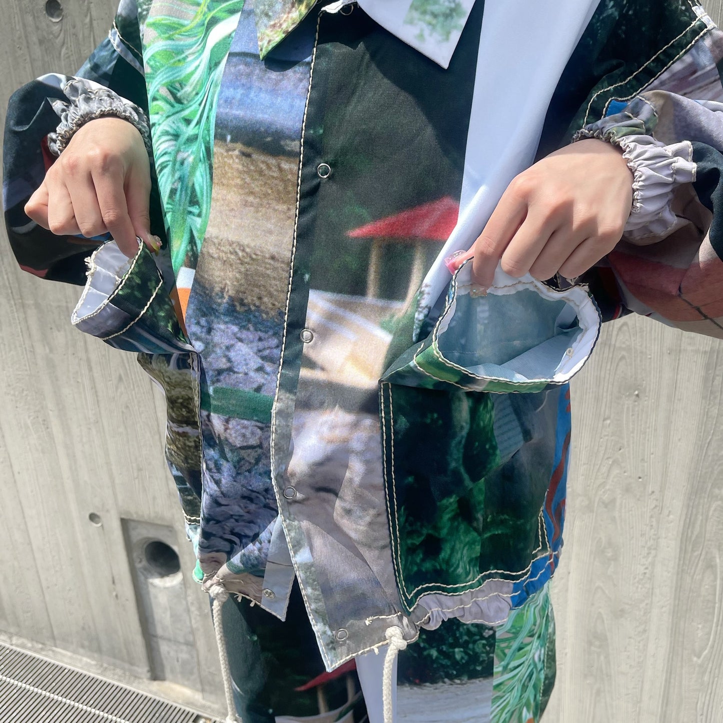 photo stripe jacket / フォトストライプジャケット