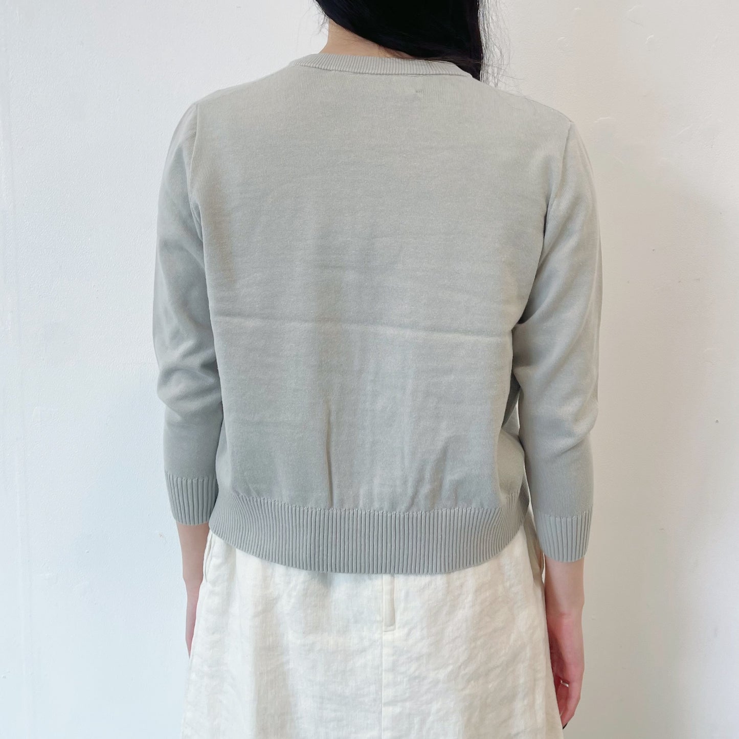 tulip cardigan / gray / チューリップカーディガン