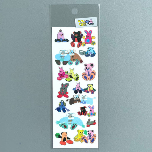 【uou_cute】Sticker loving creatures 1 / ステッカー
