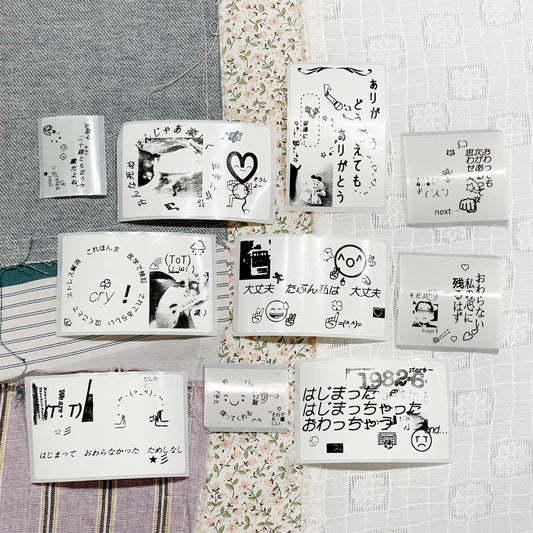 ♡OPPテープ13本♡くまさん♡アニマル♡ LOVEテディーベア クリア OPPテープ | ハル×文具女子の文具専門店