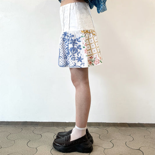 【SHEEP別注】TABLE CLOTH GATHERED SKIRT / テーブルクロスギャザースカート
