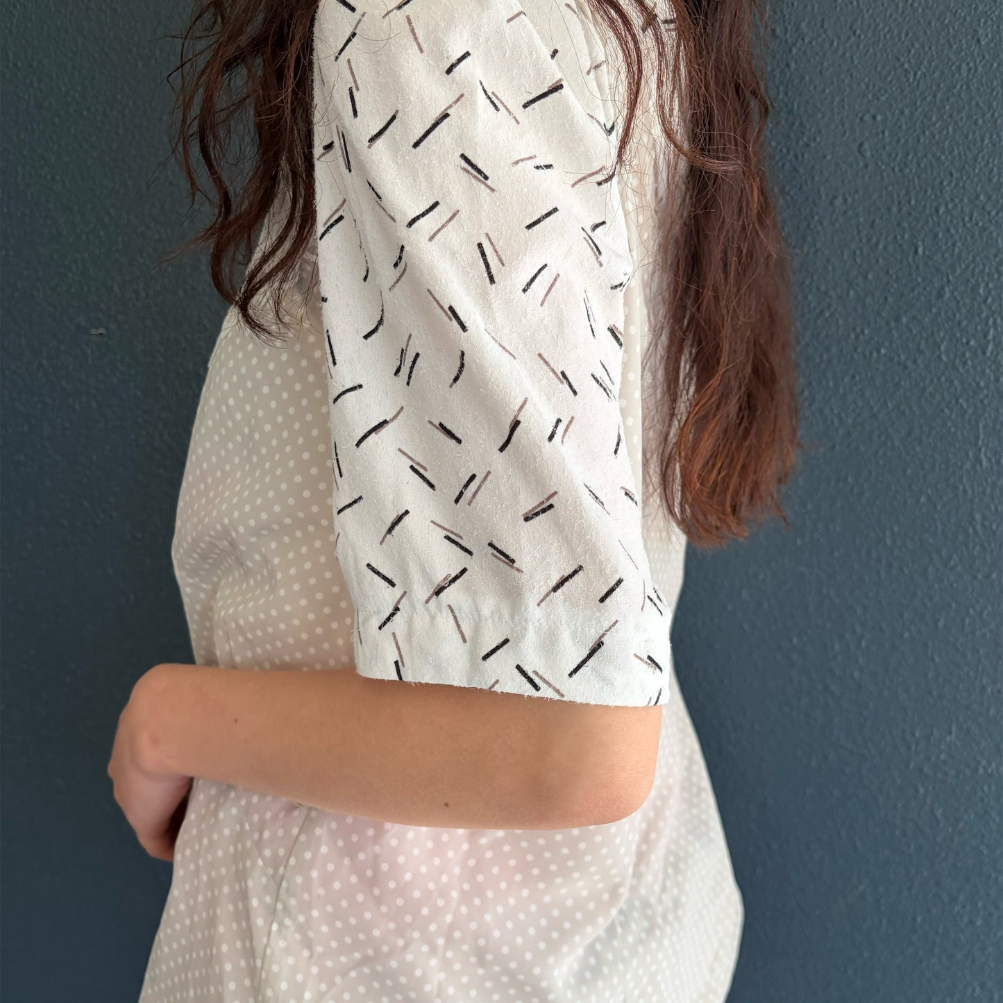 WORKING LADY DRESS / GRAY / ドレープトップ