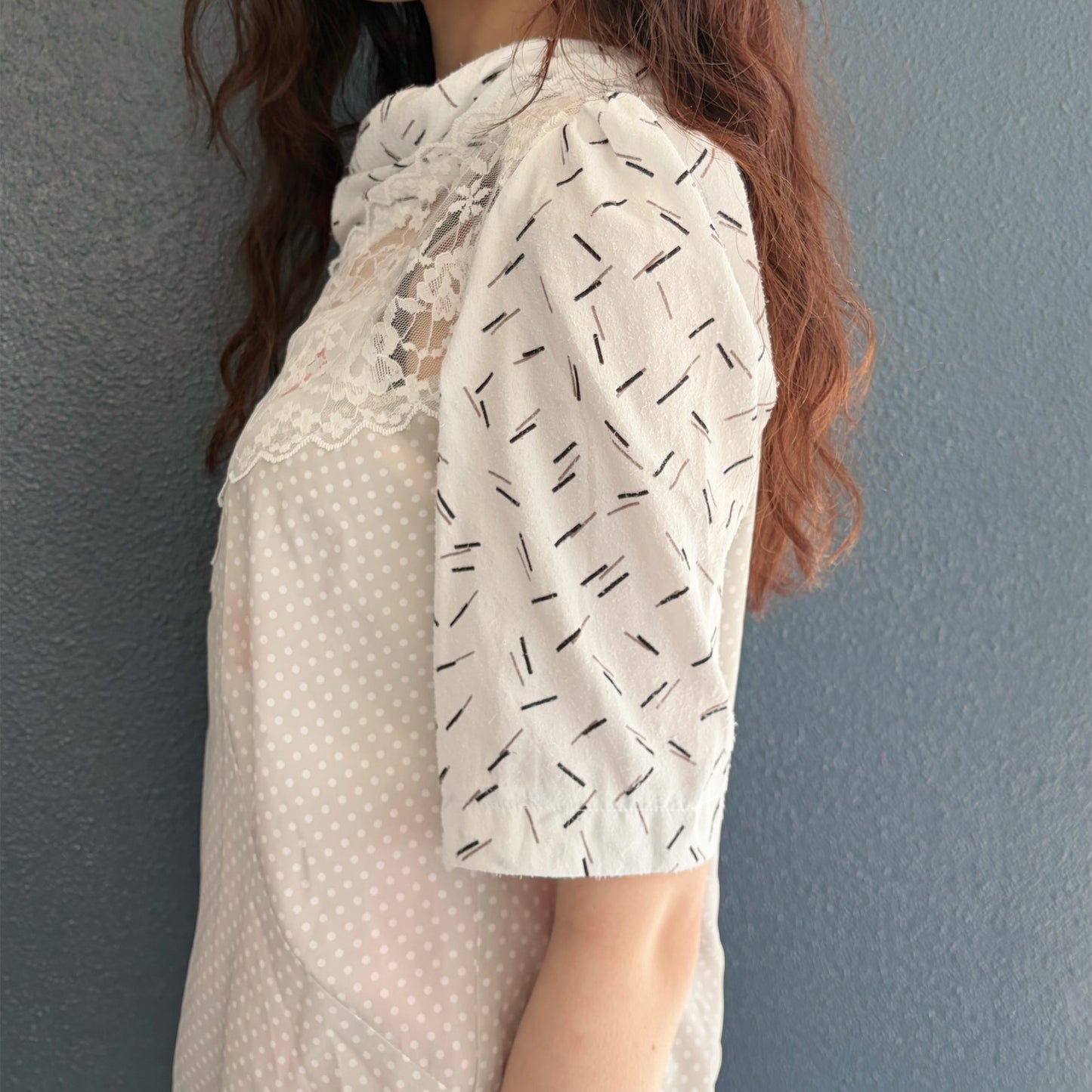 WORKING LADY DRESS / GRAY / ドレープトップ