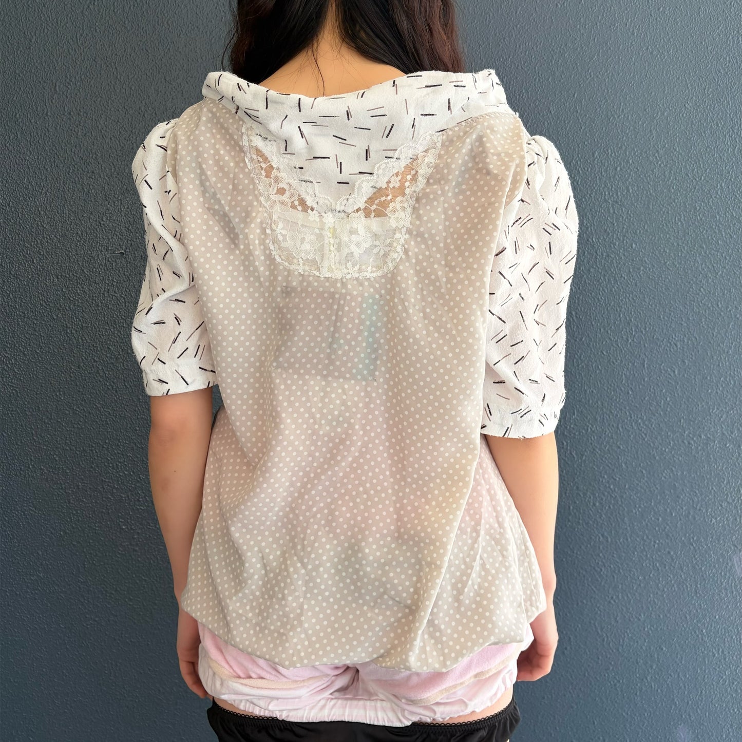 WORKING LADY DRESS / GRAY / ドレープトップ